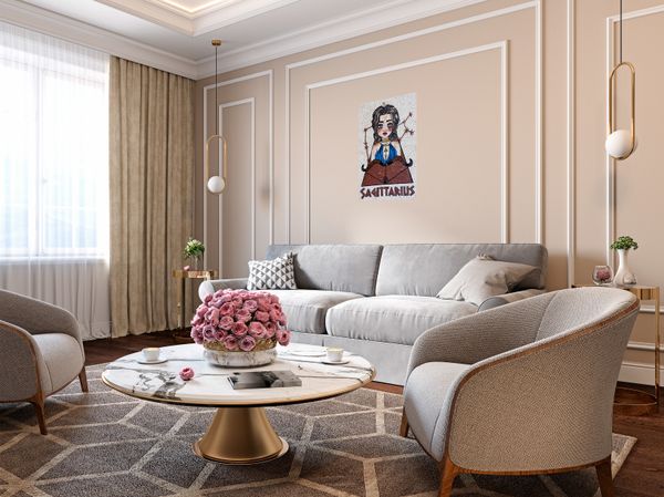 Sagittarius Astrological Mosaic Установлена