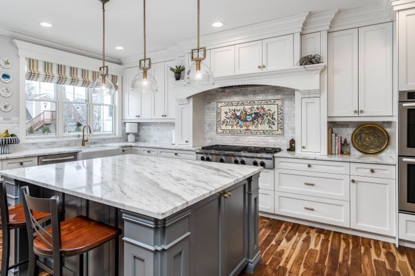 Horizontal Flower Display Mosaic Installed