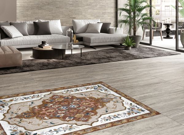 Цветы Ковер Мозаика Установлена