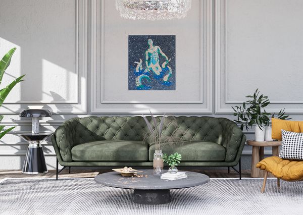 Zodiac mosaic 13 Installed