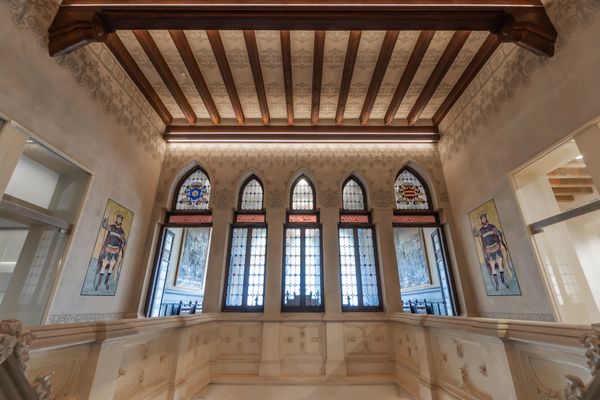 Byzantine Angel Mosaic Installed