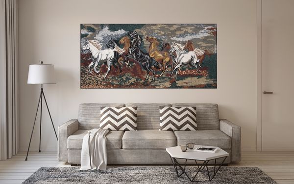 Mosaik Präriepferde Verlegt