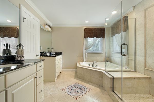 Colorful Square-Shaped Decorative Mosaic Installed