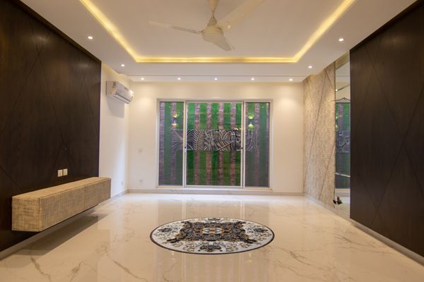 Mosaik Medaillon Royal, 220 cm Verlegt