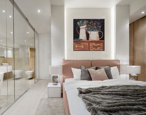 Цветы Кувшин Мозаика Установлена