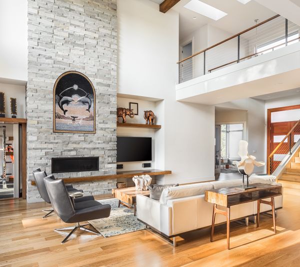 Mosaik Tanz der Delfine Verlegt