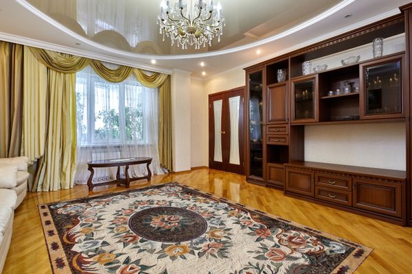 Multicolored Rose Rug Mosaic Installed