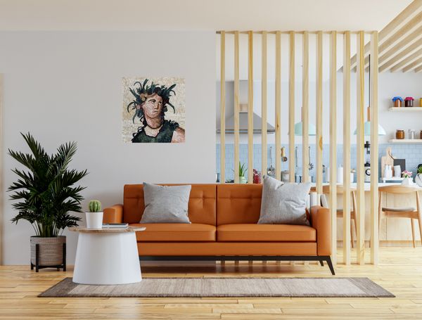 Грек, мозаика Установлена