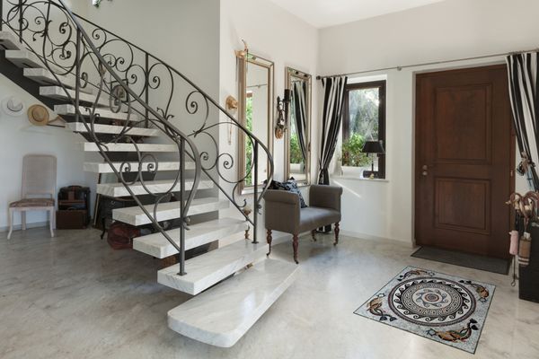 Греческие узоры с дельфинами, мозаика Установлена