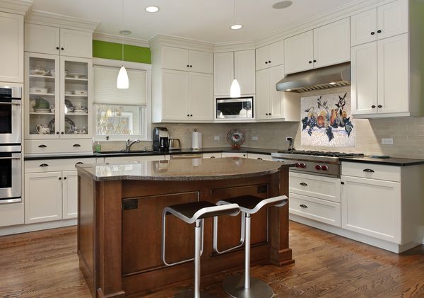 Obstteller Mosaik Verlegt