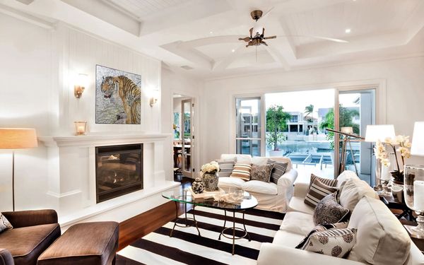 Fauchender Tiger Mosaik Verlegt