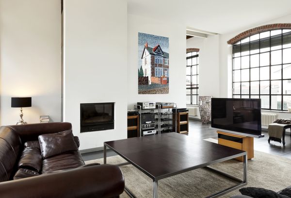 Mosaik Europäisches Haus Verlegt