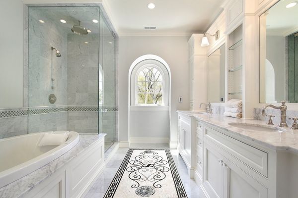 Львы, напольная мозаика Установлена